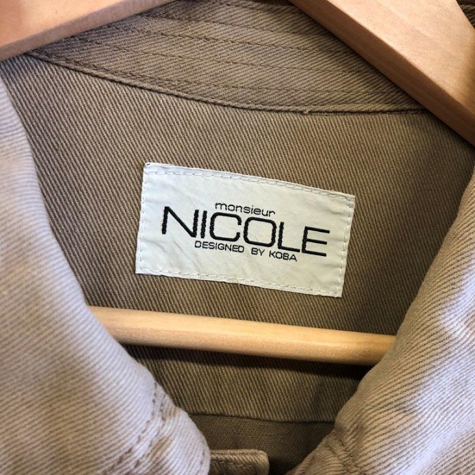 80s monsieur NICOLE ニコル プリーツジャケット 買い取りました♪ 古着屋ネクスト 大阪 和歌山 | 古着屋NEXT貝塚店