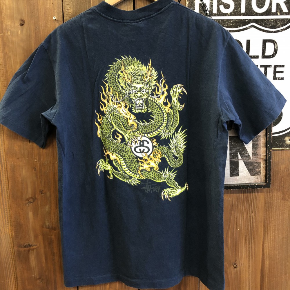 90s OLD STUSSY DRAGON TEE ＆ PlayStation2 Tee | 古着屋NEXT貝塚店