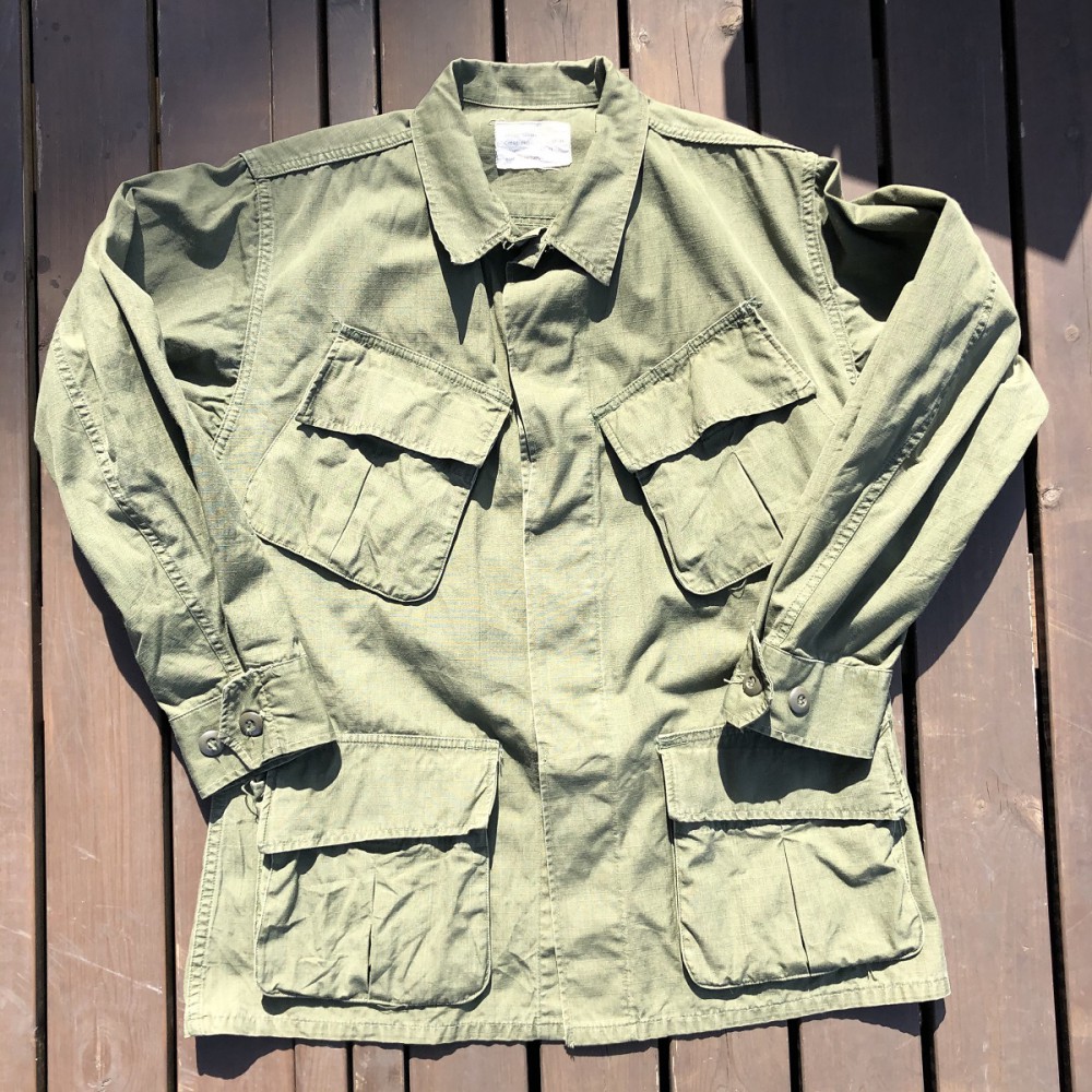 70'sU.S.ARMY実軍Jungle fatigue jacket 5th