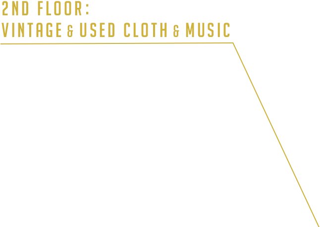 2ND FLOOR:VINTAGE & USED CLOTH & MUSIC