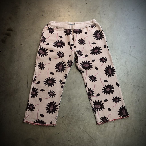 UNDERCOVER 02SS THE ILLUSION OF HAZE期 Flower Pattern Hand Stitch Sweat  Pants | NEXT51三国ヶ丘店