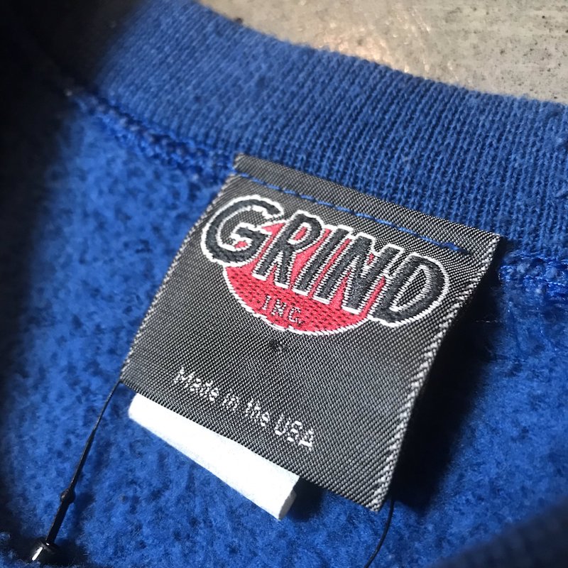 90s GRIND inc Crew Neck Sweat 買取しました | NEXT51三国ヶ丘店