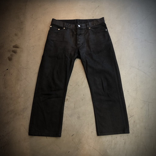 サイズは31です【本人期】HELMUT LANG Coated Black Denim