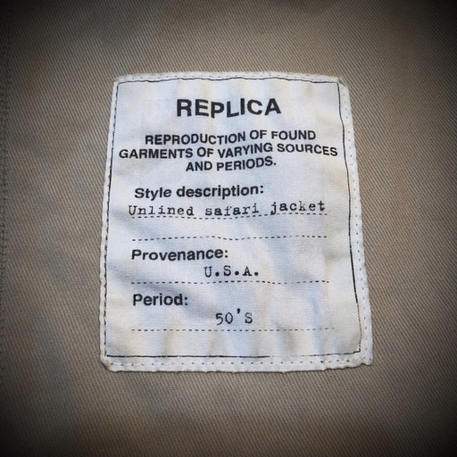 Maison Martin Margiela 14 REPLICA 06SS Unlined Safari Jacket 