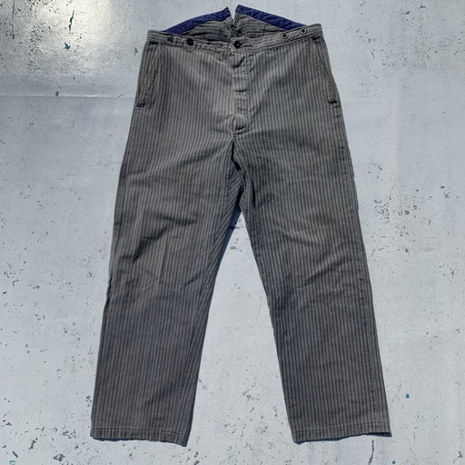 euro stripe work pants フレンチワーク ヴィンテージフレンチワーク 