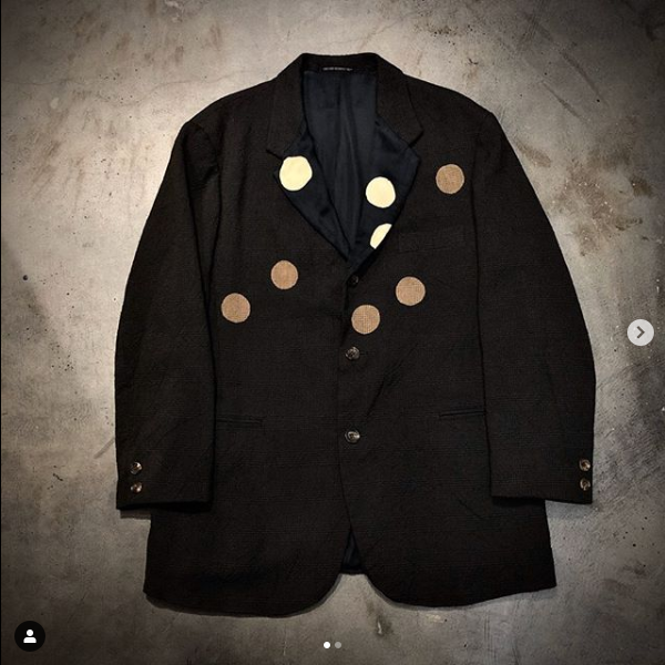 Yohji Yamamoto Pour Homme 1996A/W Bleach dipped reversible blazer